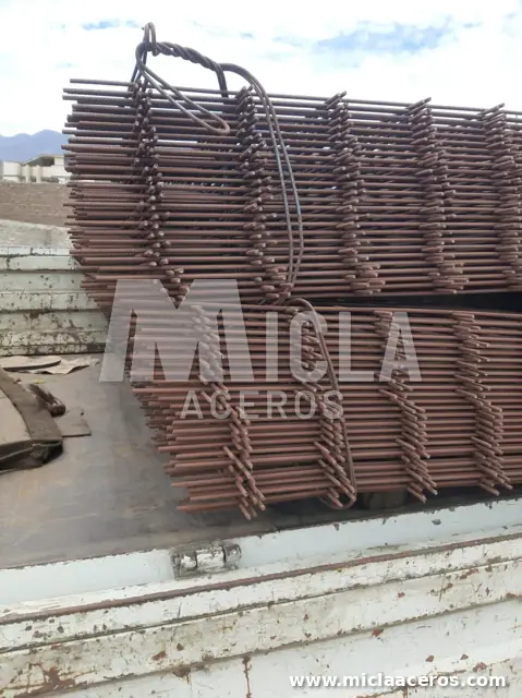 Malla corrugada para losas