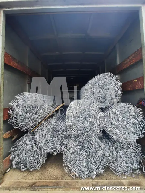 Malla olímpica cargada para entrega